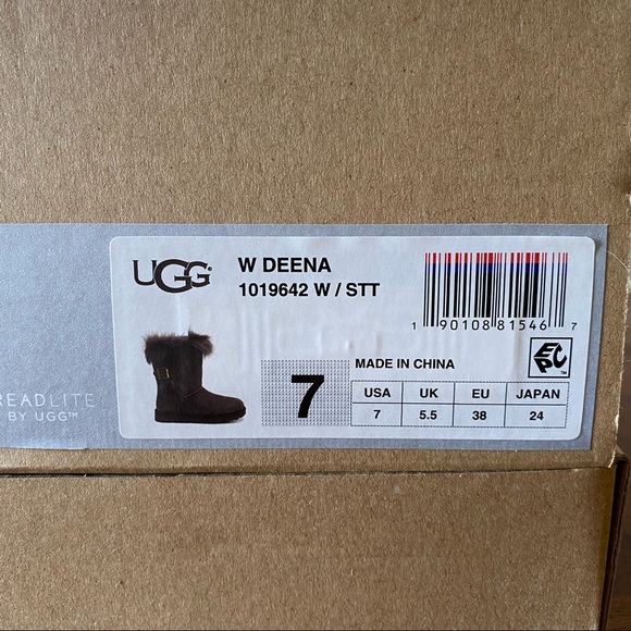 UGG Australia Deena Boots Chocolate Brown Boots - Picture 5 of 5